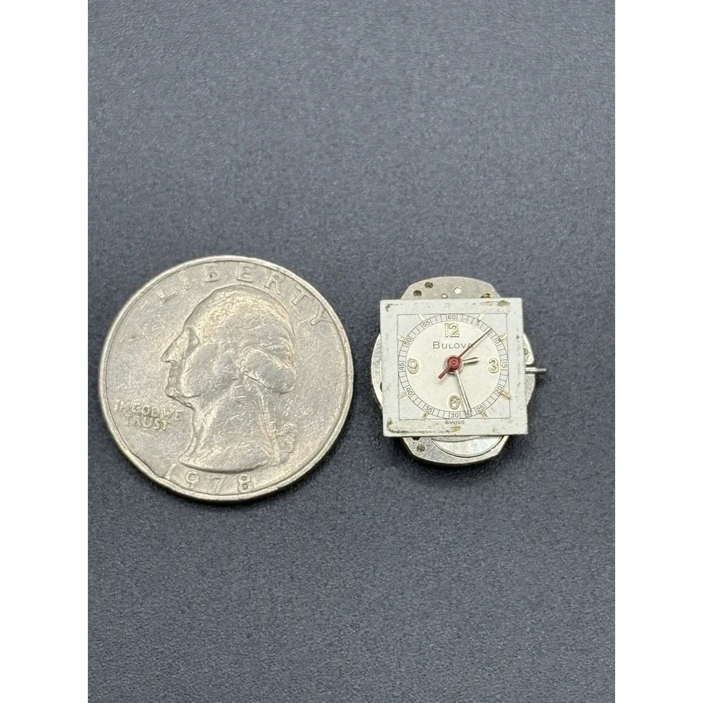 Bulova Ladies Watch Movement 6CFC Free Balance As-Is D15